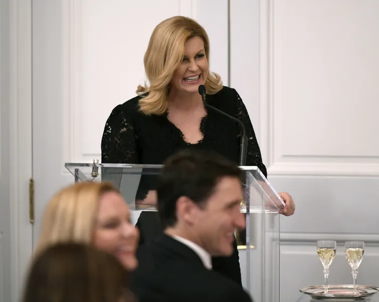 Sreća na dalekom Sjeveru: Razdragani susret Kolinde Grabar-Kitarović i najvećeg &scaron;armera među političarima