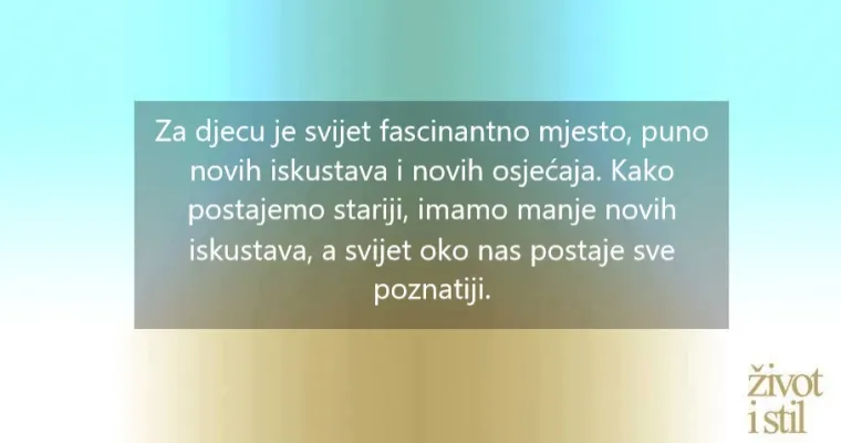 Osjećate da vam vrijeme samo curi kako godine prolaze? Evo kako ga usporiti