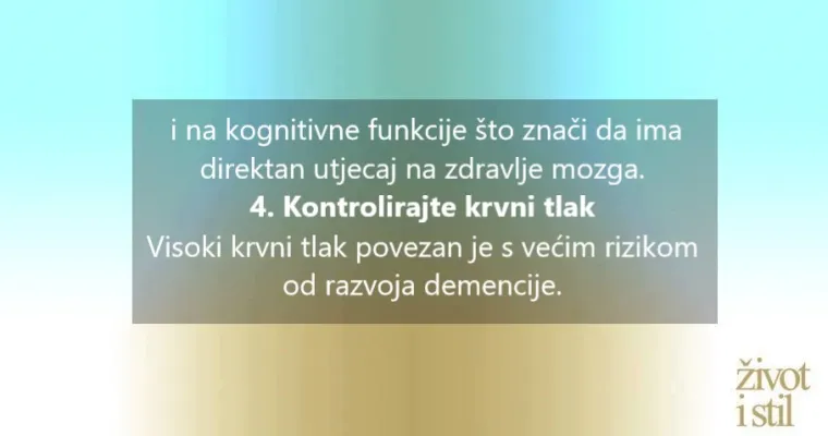 Svjetska zdravstvena organizacija prvi put objavila smjernice za prevenciju demencije