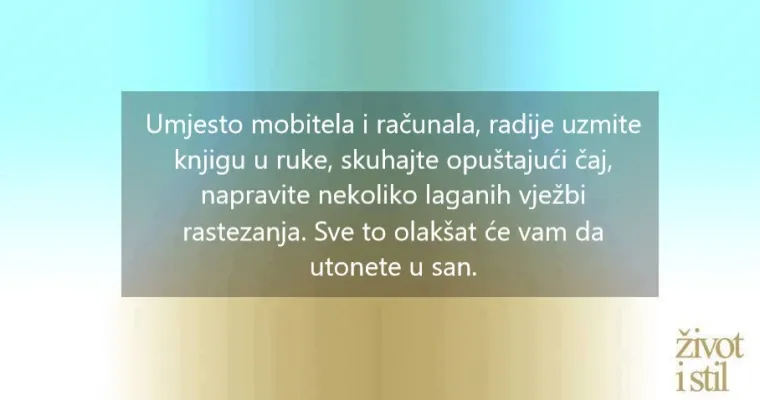 Ne možete spavati? Možda vam neka od ovih pet stvari remeti san