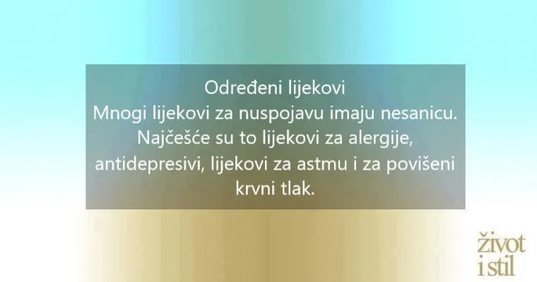 Ne možete spavati? Možda vam neka od ovih pet stvari remeti san