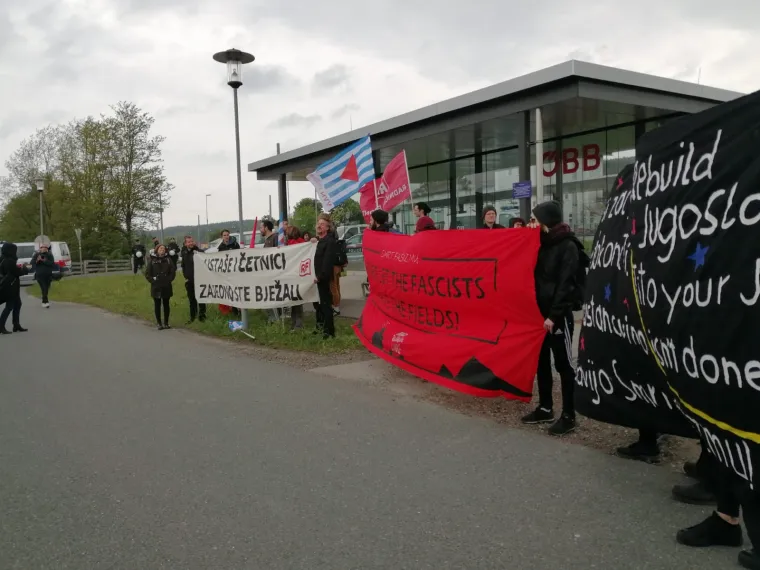 Bleiburg 'okupirali' prosvjednici: 'Ustaše i četnici, zajedno ste bježali!'