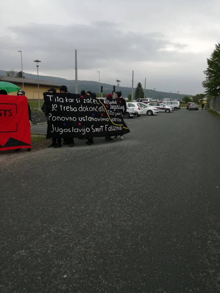 Bleiburg 'okupirali' prosvjednici: 'Ustaše i četnici, zajedno ste bježali!'