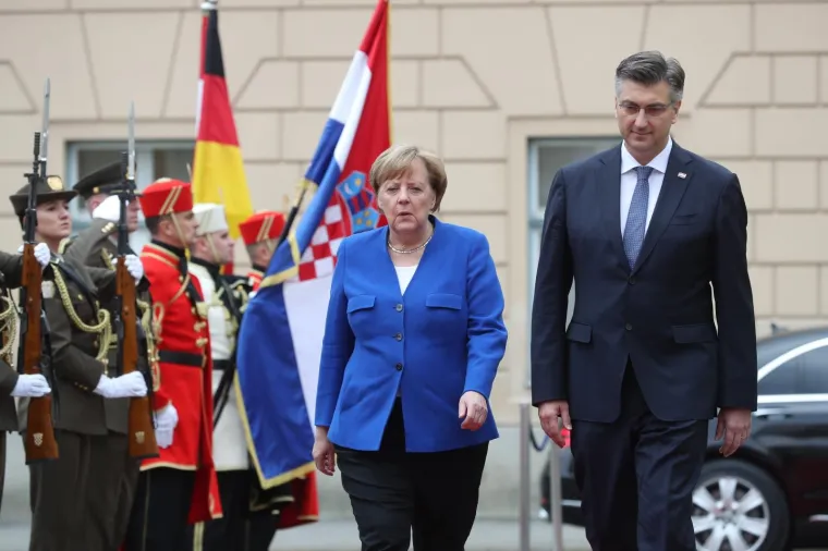 Angela Merkel, Andrej Plenković