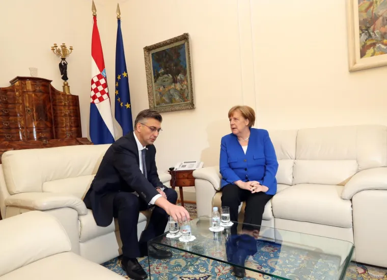 MERKEL U BANSKIM DVORIMA: Posjet koji je začudio Nijemce, ali jako obradovao Plenkovića