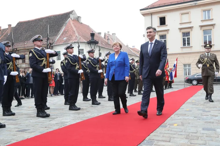 MERKEL U BANSKIM DVORIMA: Posjet koji je začudio Nijemce, ali jako obradovao Plenkovića