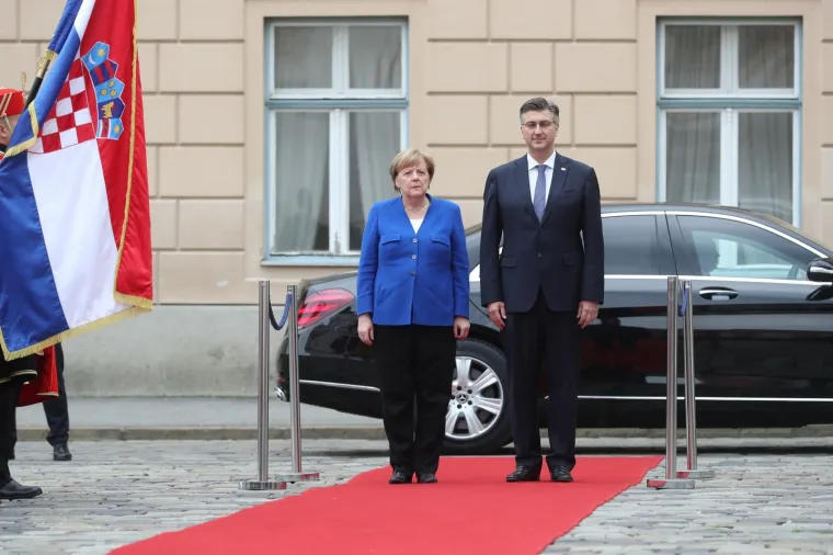 MERKEL U BANSKIM DVORIMA: Posjet koji je začudio Nijemce, ali jako obradovao Plenkovića