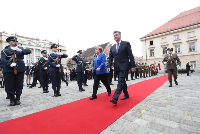 MERKEL U BANSKIM DVORIMA: Posjet koji je začudio Nijemce, ali jako obradovao Plenkovića