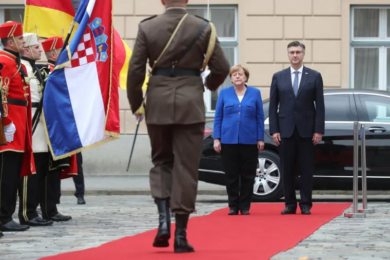MERKEL U BANSKIM DVORIMA: Posjet koji je začudio Nijemce, ali jako obradovao Plenkovića
