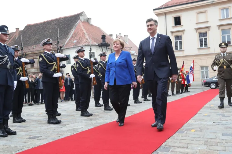 MERKEL U BANSKIM DVORIMA: Posjet koji je začudio Nijemce, ali jako obradovao Plenkovića