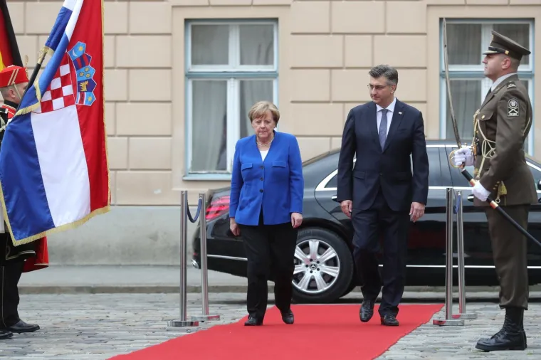 MERKEL U BANSKIM DVORIMA: Posjet koji je začudio Nijemce, ali jako obradovao Plenkovića
