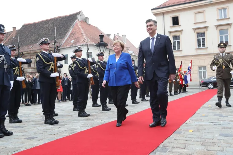 MERKEL U BANSKIM DVORIMA: Posjet koji je začudio Nijemce, ali jako obradovao Plenkovića