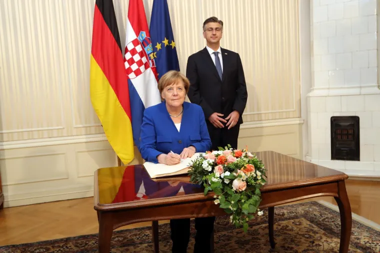 MERKEL U BANSKIM DVORIMA: Posjet koji je začudio Nijemce, ali jako obradovao Plenkovića