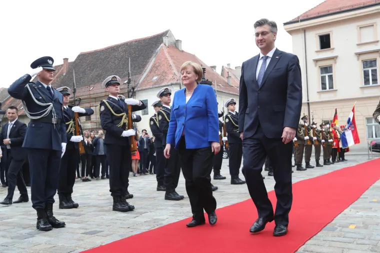MERKEL U BANSKIM DVORIMA: Posjet koji je začudio Nijemce, ali jako obradovao Plenkovića