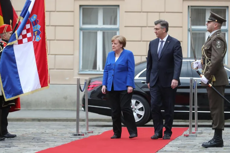 MERKEL U BANSKIM DVORIMA: Posjet koji je začudio Nijemce, ali jako obradovao Plenkovića