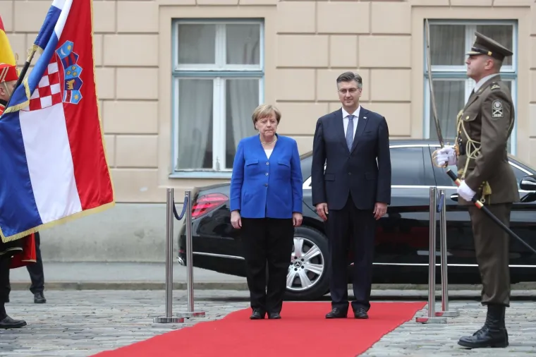 MERKEL U BANSKIM DVORIMA: Posjet koji je začudio Nijemce, ali jako obradovao Plenkovića