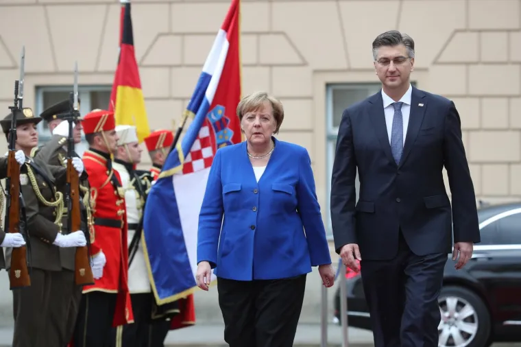 MERKEL U BANSKIM DVORIMA: Posjet koji je začudio Nijemce, ali jako obradovao Plenkovića