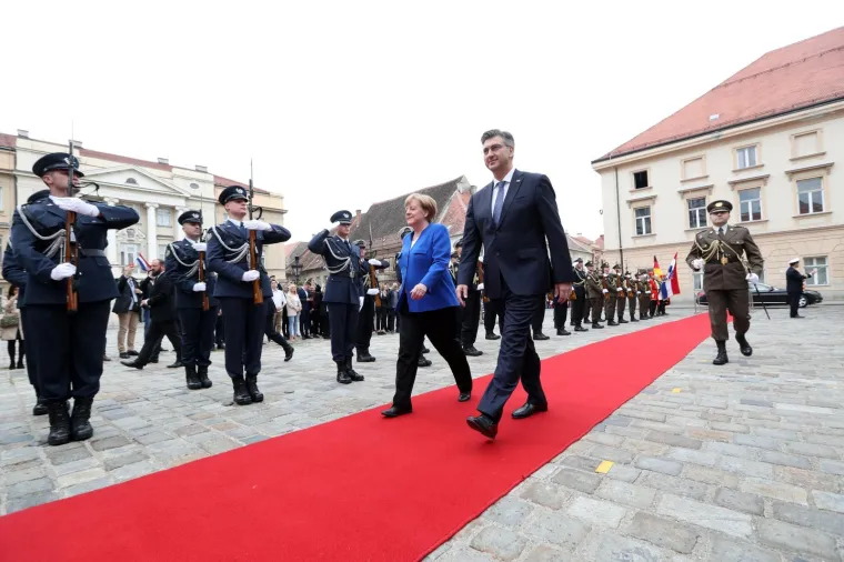 MERKEL U BANSKIM DVORIMA: Posjet koji je začudio Nijemce, ali jako obradovao Plenkovića