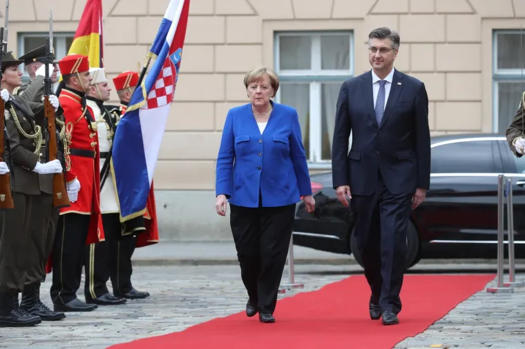 MERKEL U BANSKIM DVORIMA: Posjet koji je začudio Nijemce, ali jako obradovao Plenkovića