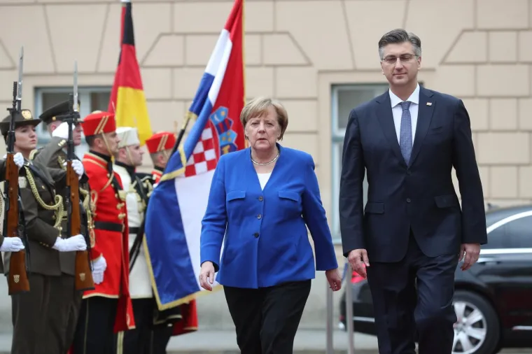 MERKEL U BANSKIM DVORIMA: Posjet koji je začudio Nijemce, ali jako obradovao Plenkovića