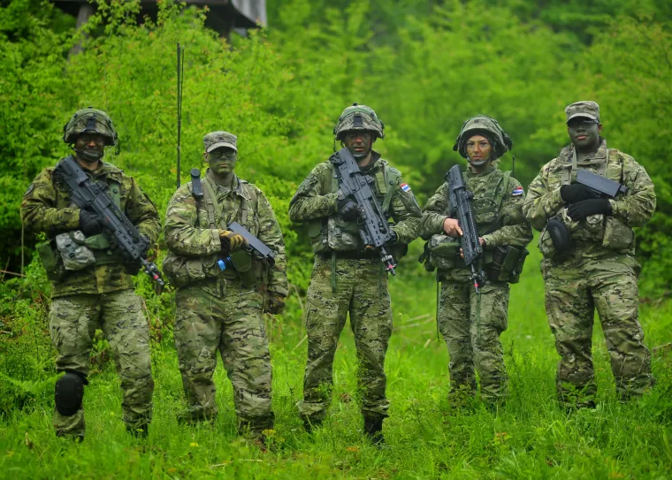Slunj kao u ratnom filmu! Amerikanci napali i zauzeli poligon 'Eugen Kvaternik'