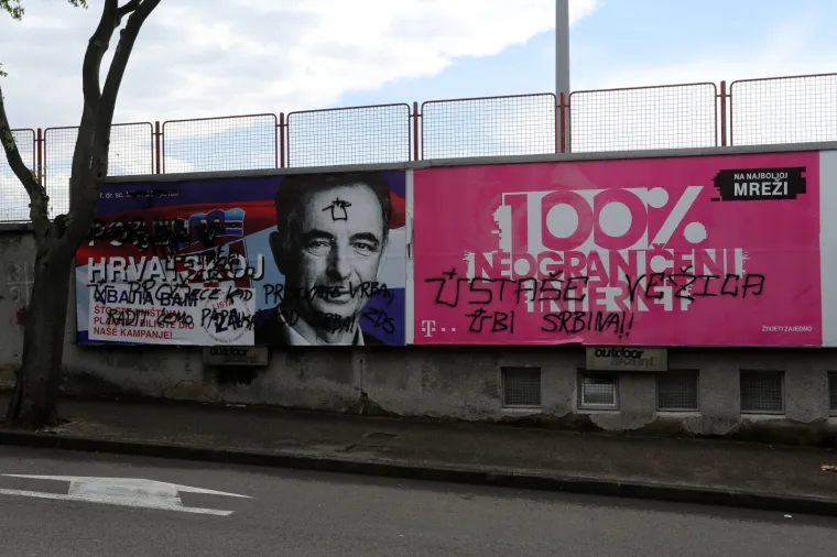 No, pojedinci su brzo uni&scaron;tili i te zahvale usta&scaron;kim simbolima