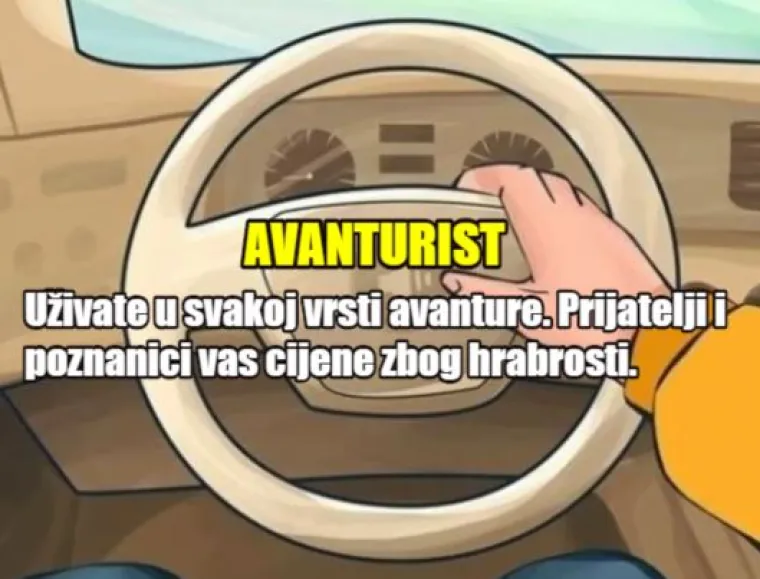 &Scaron;ef, Minimalist, Sebičnjak:  Evo &scaron;to položaj Va&scaron;ih ruku na volanu govori o Vama