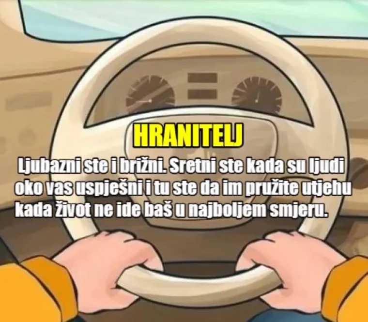 &Scaron;ef, Minimalist, Sebičnjak:  Evo &scaron;to položaj Va&scaron;ih ruku na volanu govori o Vama