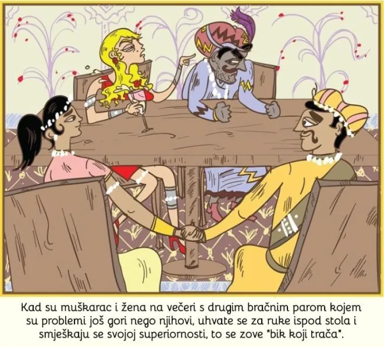 Kama sutra za vjenčane: 10 stereotipnih situacija između parova u braku, transformiranih u 'poze'