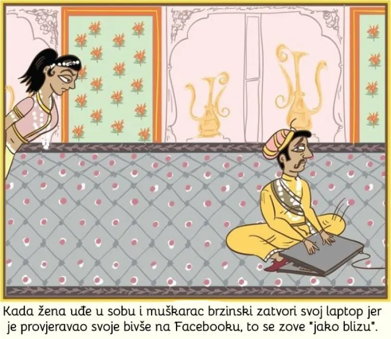 Kama sutra za vjenčane: 10 stereotipnih situacija između parova u braku, transformiranih u 'poze'