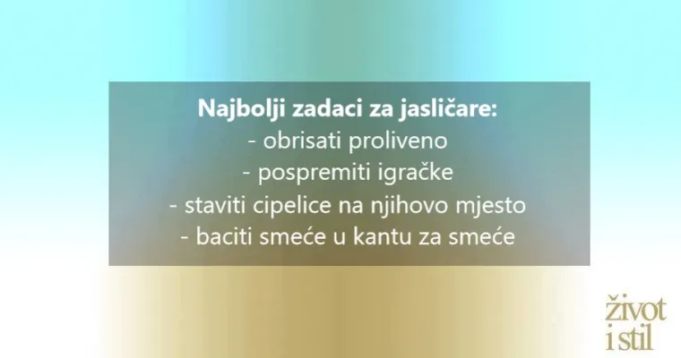40 kućanskih zadataka za djecu od pelena do srednje &scaron;kole