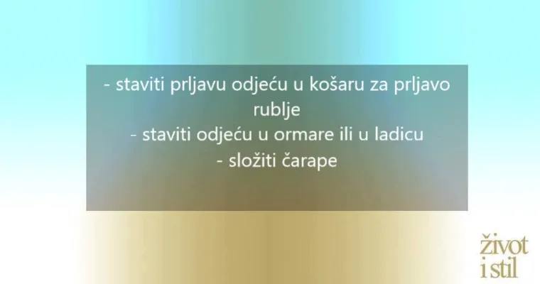 40 kućanskih zadataka za djecu od pelena do srednje &scaron;kole