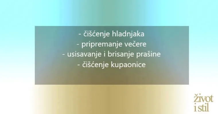 40 kućanskih zadataka za djecu od pelena do srednje &scaron;kole