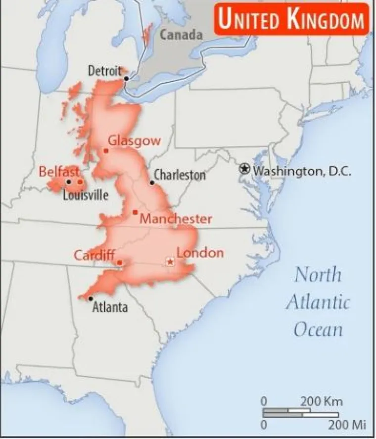 Amerikanci su usporedili veličinu SAD-a s nekim europskim zemljama, evo kolika je Hrvatska