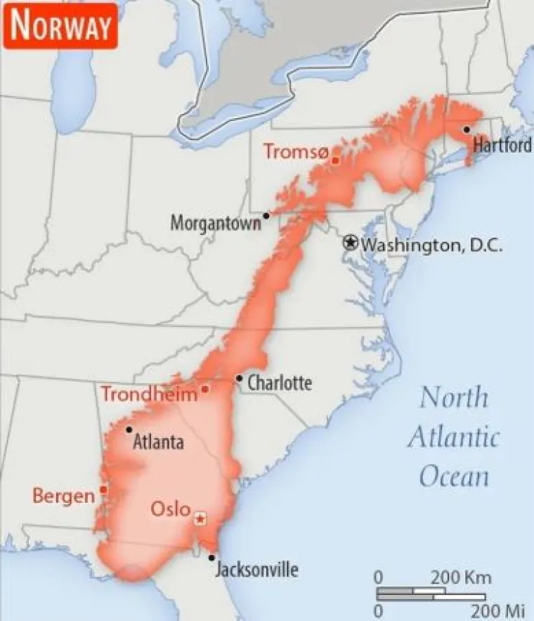 Amerikanci su usporedili veličinu SAD-a s nekim europskim zemljama, evo kolika je Hrvatska