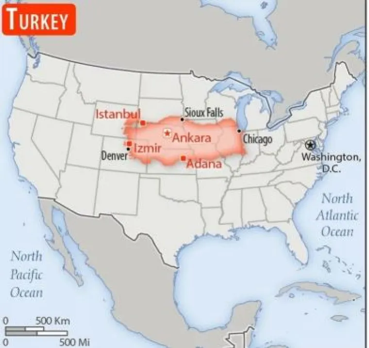 Amerikanci su usporedili veličinu SAD-a s nekim europskim zemljama, evo kolika je Hrvatska