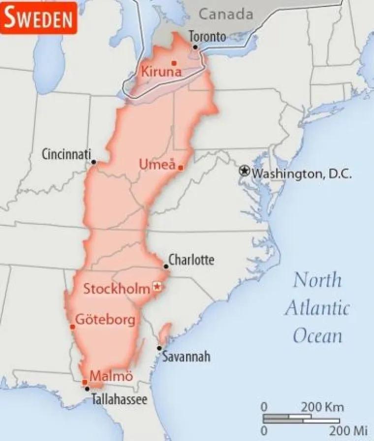 Amerikanci su usporedili veličinu SAD-a s nekim europskim zemljama, evo kolika je Hrvatska