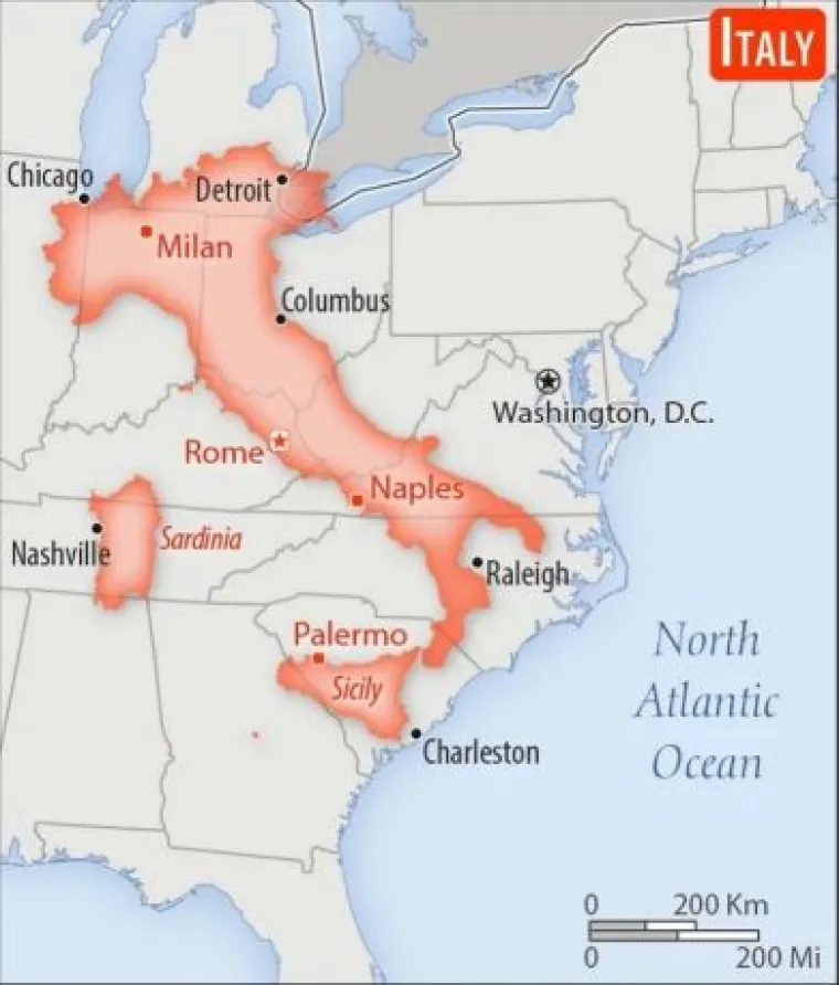 Amerikanci su usporedili veličinu SAD-a s nekim europskim zemljama, evo kolika je Hrvatska