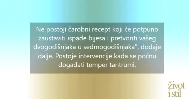 Savjet jedne mame: Kako uspješno smiriti dječje ispade bijesa