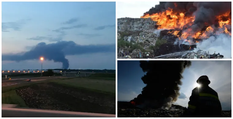 Veliki požar u Međimurju! ŽC 112: 'Zatvarajte prozore i zadržavajte se u zatvorenom'