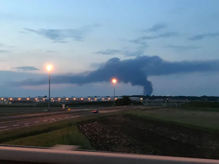 Veliki požar u Međimurju! ŽC 112: 'Zatvarajte prozore i zadržavajte se u zatvorenom'