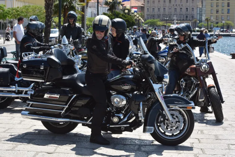Dalmatinski Harley dani: 'Opasni' momci i djevojke, ljubitelji kultnog motora okupirali rivu