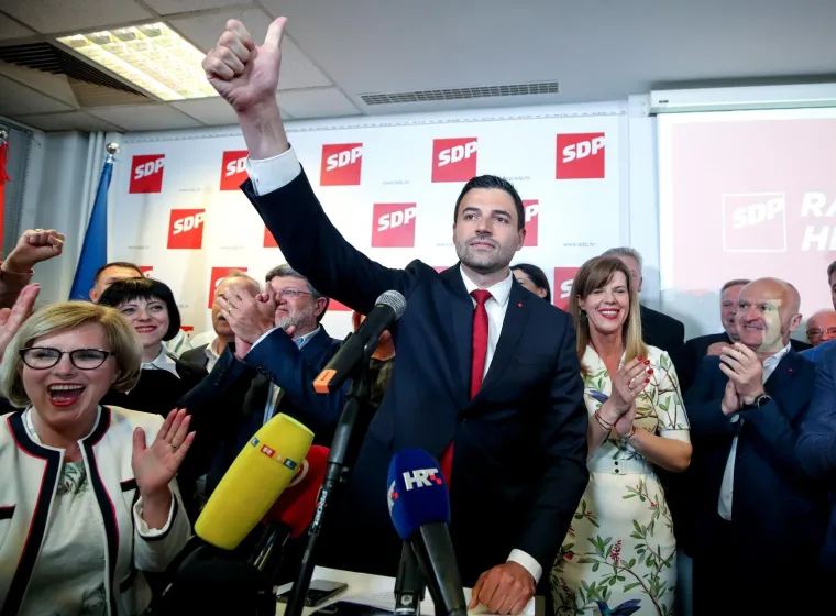 SDP prema trenutnim rezultatima u izborima za europski parlament osvaja 4 mandata, isto kao i HDZ.