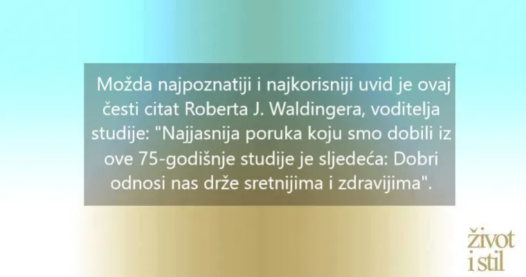 Na Harvardu su 80 godina istraživali sreću i otkrili koja navika je ključ sreće