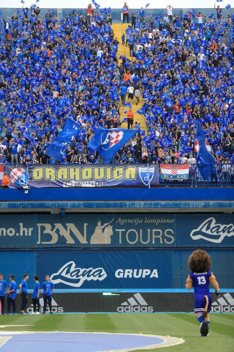 SJEVER MAKSIMIRA JE GORIO: Ovako je jučer izgledalo na najvećem hrvatskom derbiju