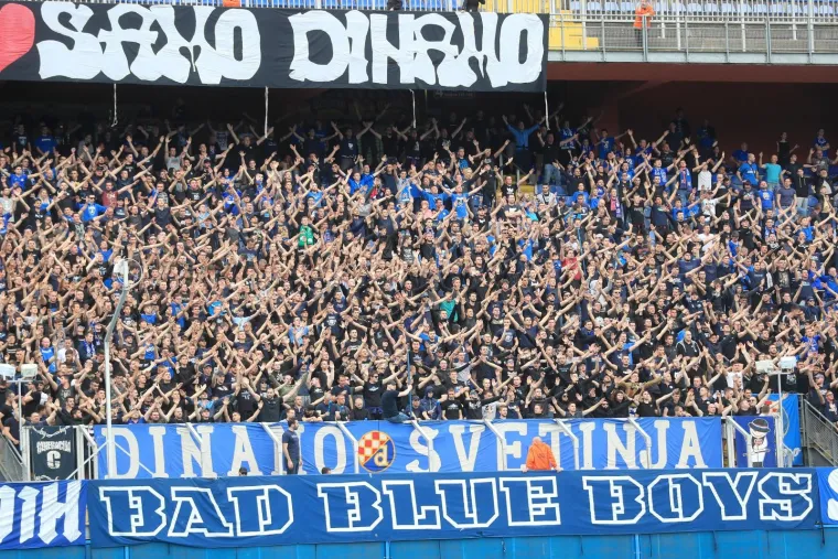 SJEVER MAKSIMIRA JE GORIO: Ovako je jučer izgledalo na najvećem hrvatskom derbiju