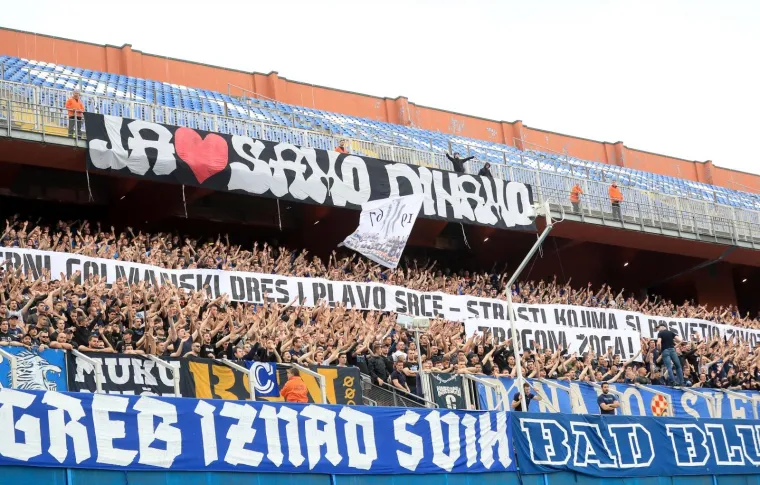 SJEVER MAKSIMIRA JE GORIO: Ovako je jučer izgledalo na najvećem hrvatskom derbiju