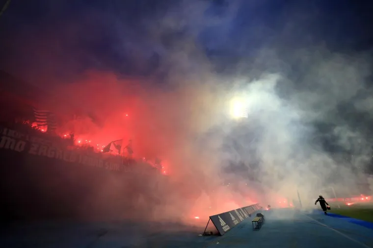 SJEVER MAKSIMIRA JE GORIO: Ovako je jučer izgledalo na najvećem hrvatskom derbiju