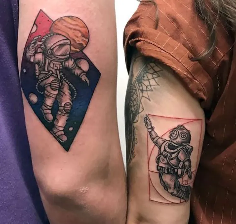 Ako ste bez ideja: 20 fora 'matching' tetovaža za zaljubljene parove