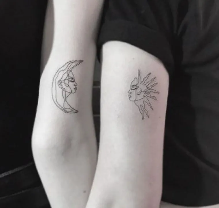 Ako ste bez ideja: 20 fora 'matching' tetovaža za zaljubljene parove